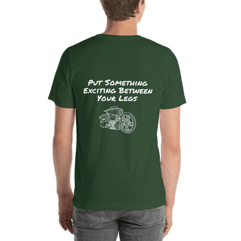 BAS Put Something Exciting Between Your Legs Men's T-Shirt - Backyard Air Suspension & Innovations, LLC.