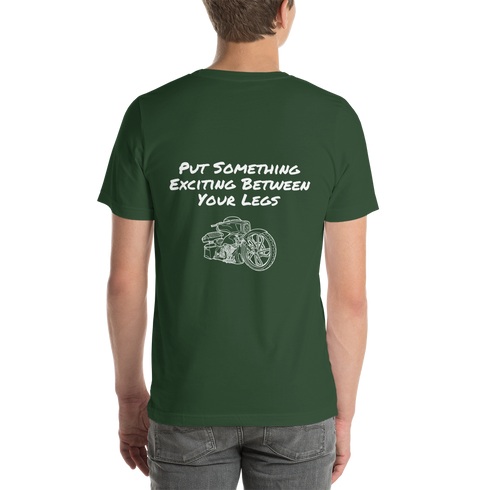 BAS Put Something Exciting Between Your Legs Men's T-Shirt - Backyard Air Suspension & Innovations, LLC.