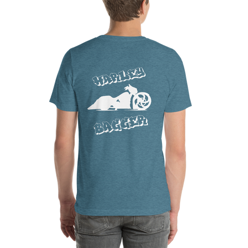 BAS Harley Bagger Short-Sleeve Men's T-Shirt - Backyard Air Suspension & Innovations, LLC.