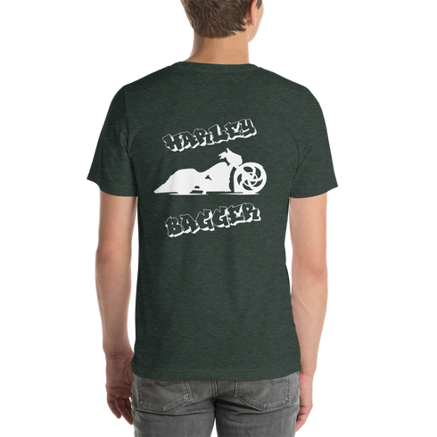 BAS Harley Bagger Short-Sleeve Men's T-Shirt - Backyard Air Suspension & Innovations, LLC.