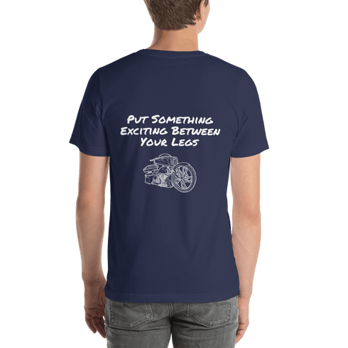 BAS Put Something Exciting Between Your Legs Men's T-Shirt - Backyard Air Suspension & Innovations, LLC.