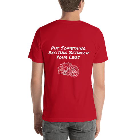 BAS Put Something Exciting Between Your Legs Men's T-Shirt - Backyard Air Suspension & Innovations, LLC.