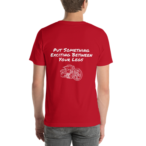 BAS Put Something Exciting Between Your Legs Men's T-Shirt - Backyard Air Suspension & Innovations, LLC.