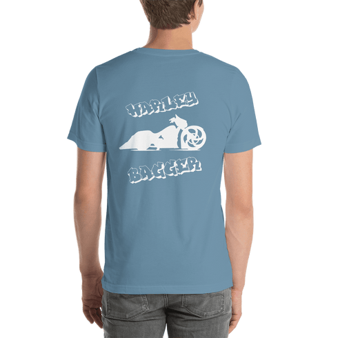 BAS Harley Bagger Short-Sleeve Men's T-Shirt - Backyard Air Suspension & Innovations, LLC.