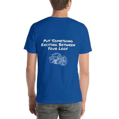 BAS Put Something Exciting Between Your Legs Men's T-Shirt - Backyard Air Suspension & Innovations, LLC.