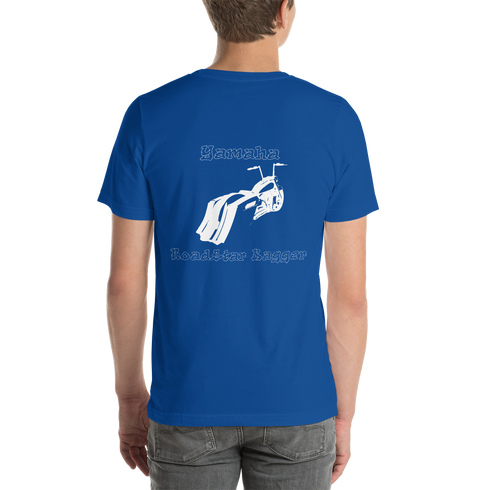 BAS Yamaha Road Star Bagger Short-Sleeve Men's T-Shirt - Backyard Air Suspension & Innovations, LLC.