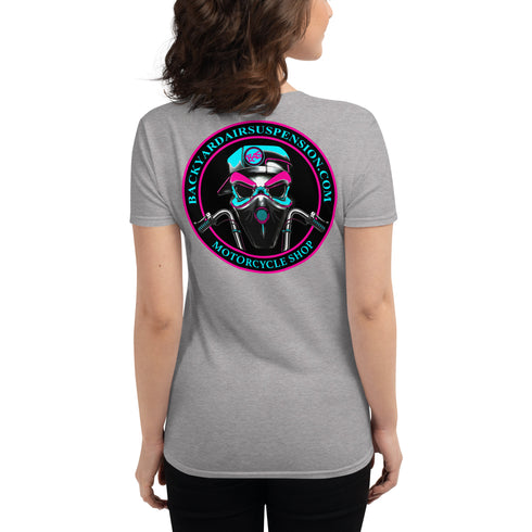 BAS South Beach Colors Women's T-shirt - Backyard Air Suspension & Innovations, LLC.