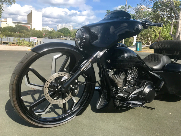 Harley Touring 09'-Present Manual Center Stand for Front & Rear Air Ride - Backyard Air Suspension & Innovations, LLC.